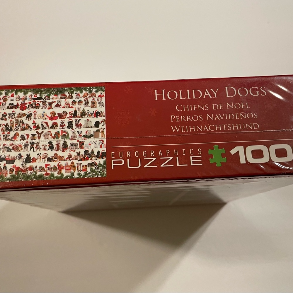 Eurographics Sealed New Holiday Dogs Puzzle 1000 PCs - Picture 3 of 3